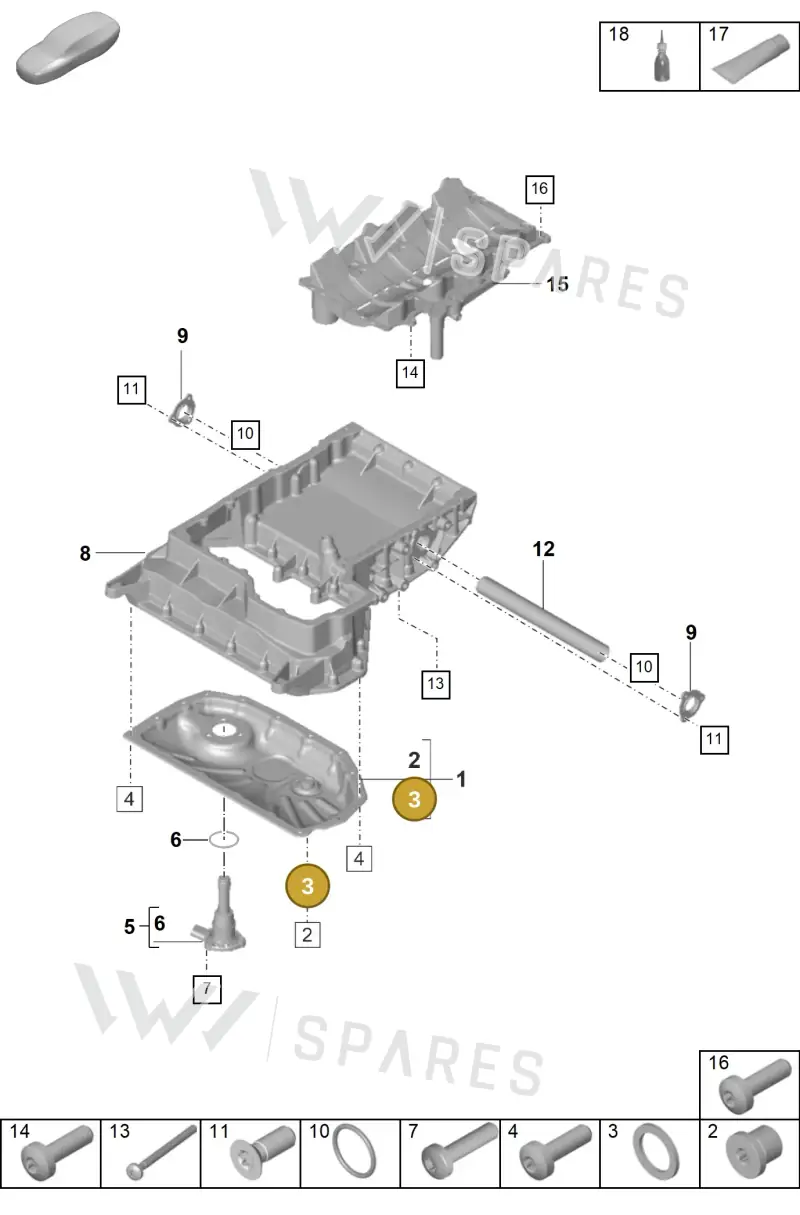 N0138494 — Porsche Panamera (2023-2025) diagram p58104100, position 3