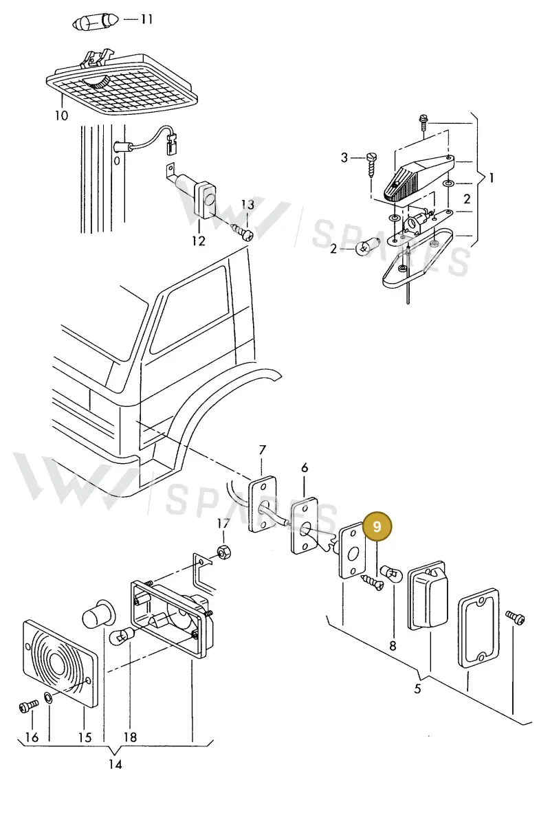 N0139401 — Volkswagen L80 (1995-1999) diagram 085945200, position 9