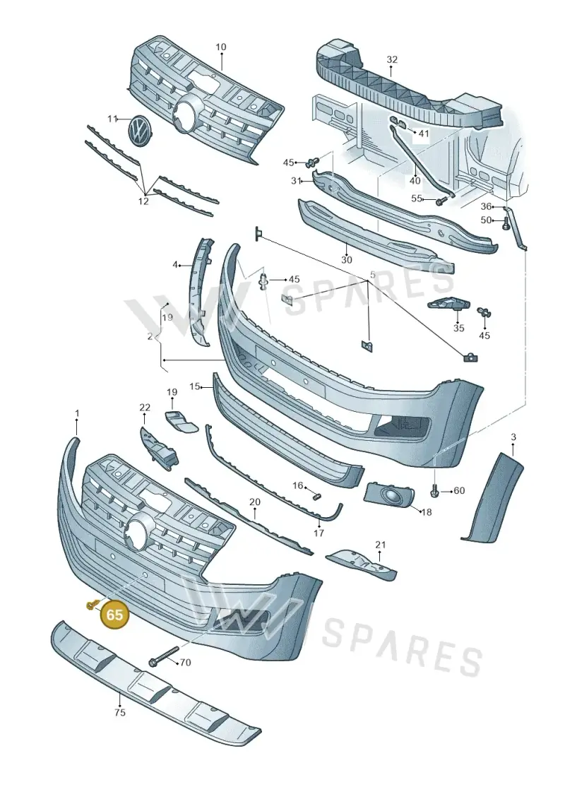 N0139649 — Volkswagen Amarok twin cab (2012-2016) diagram 749807000, position 65