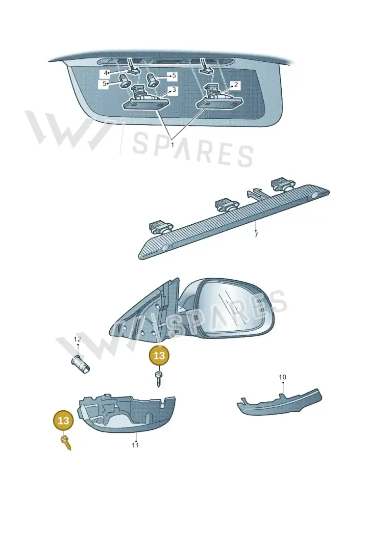 N01396511 — Skoda Yeti (2013-2017) diagram 666943000, position 13