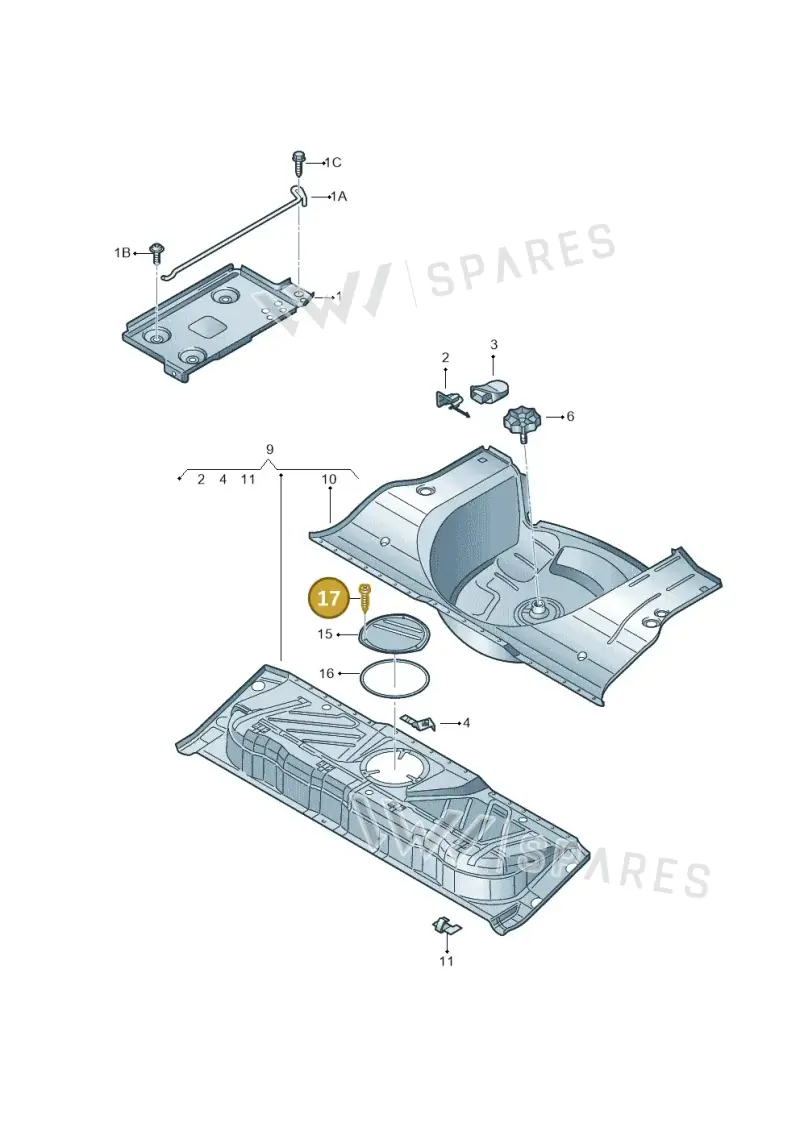 N0139655 — Volkswagen LUPO/3L TDI (2003-2005) diagram 232803500, position 17