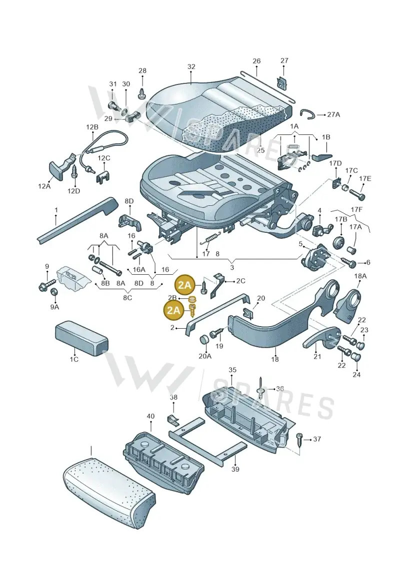 N0139655 — Volkswagen New Beetle             06> (2005-) diagram 203881000, position 2A