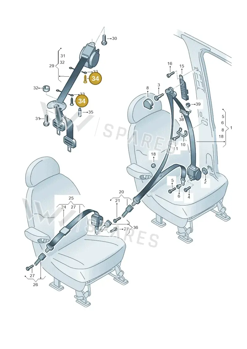 N0139972 — SEAT ALHAMBRA/4MOTION (2005-) diagram 244857700, position 34