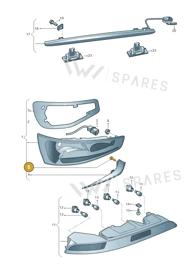 N0141112 — Audi RS Q3 (2013-2018) diagram 764945000, position 5