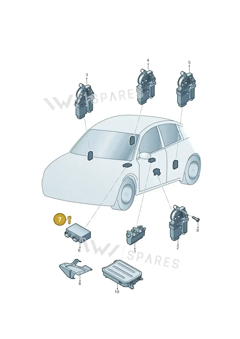 N01412814 — Volkswagen New Beetle             06> (2005-) diagram 221959100, position 7