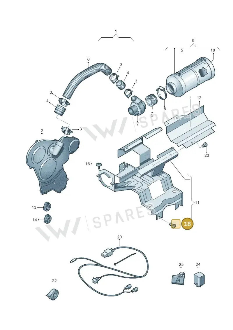 N01414210 — Volkswagen Amarok twin cab (2016-2022) diagram 749109860, position 18