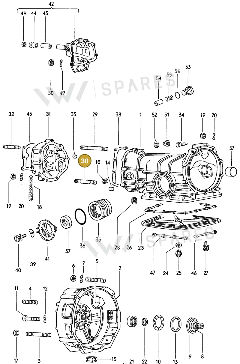 N0144289 — Volkswagen VW 1302/1303 (1970-1980) diagram 032031000, position 30