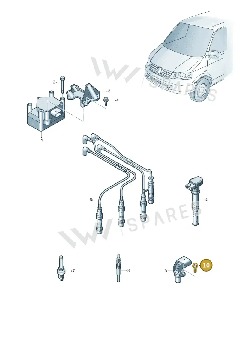 N01470111 — Volkswagen Transp. caravelle (2011-2015) diagram 731905000, position 10
