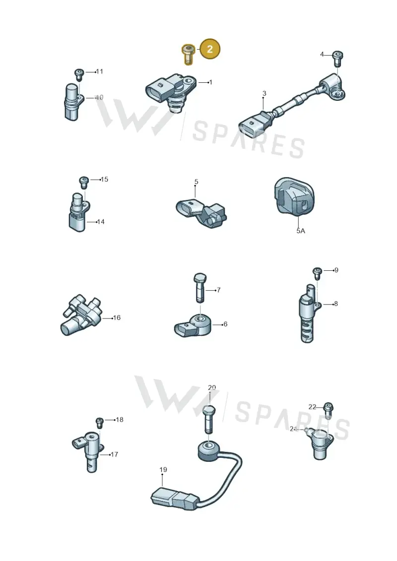 N01470111 — Volkswagen Jetta (2014-2017) diagram 789906030, position 2