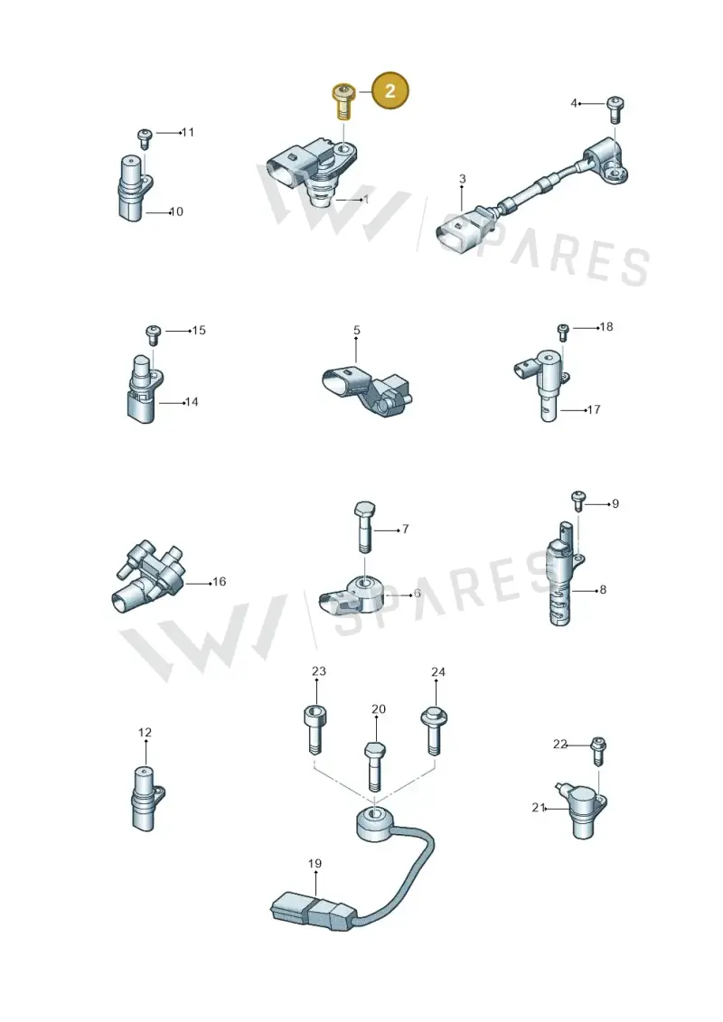 N01470111 — Volkswagen Jetta 2.0 (2015-2015) diagram 692906300, position 2