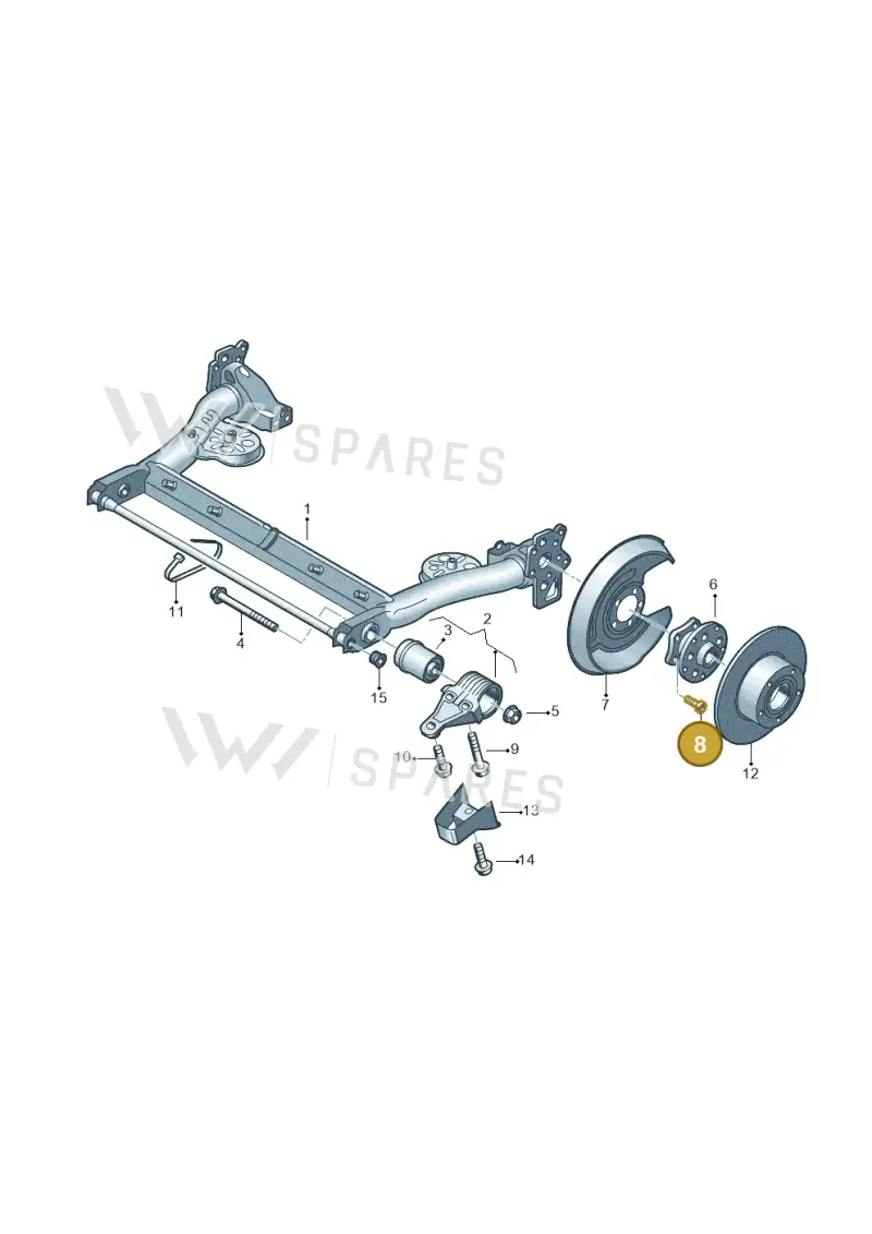 N0147214 — Volkswagen PASSAT/4MOTION/W8 (2002-2005) diagram 195500200, position 8