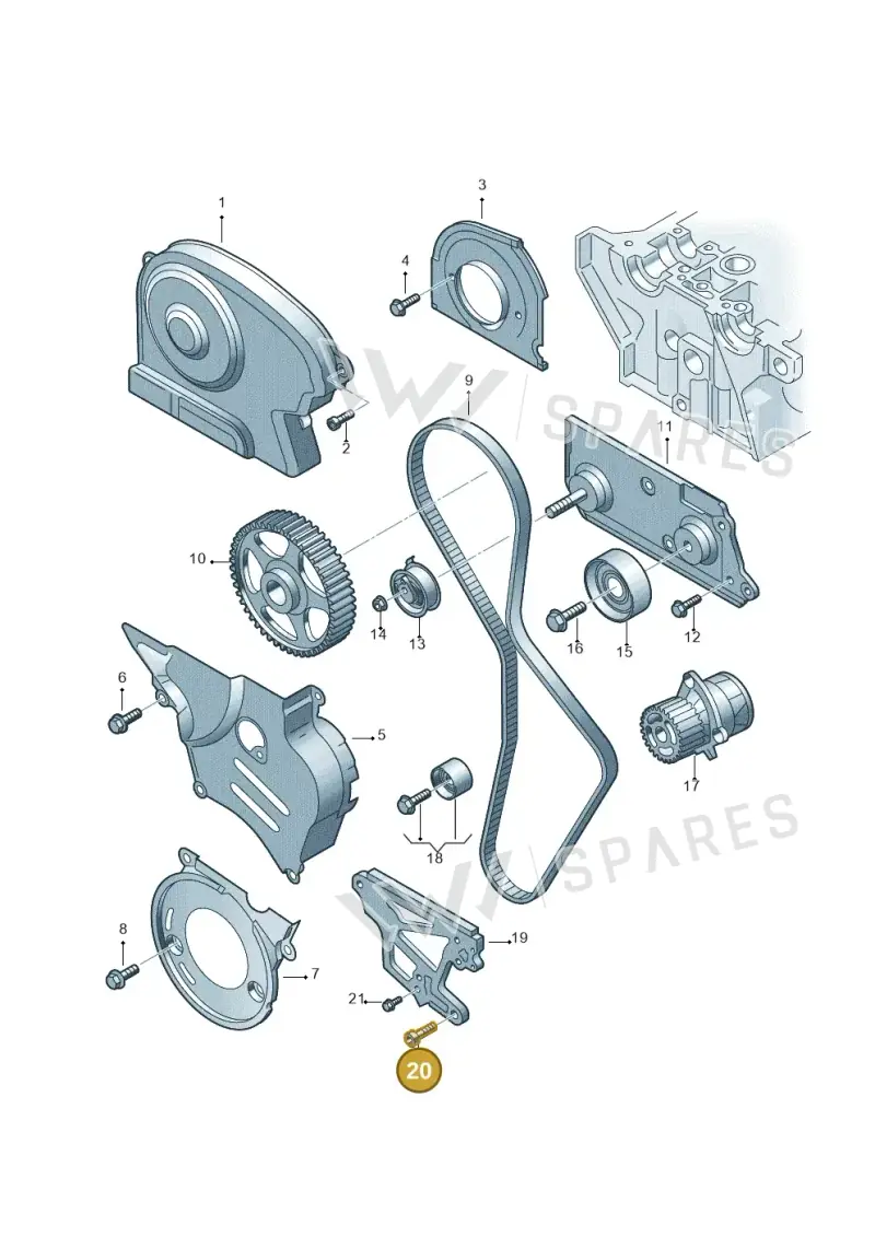 N0147214 — Volkswagen TOURAN (2003-2005) diagram 420109650, position 20