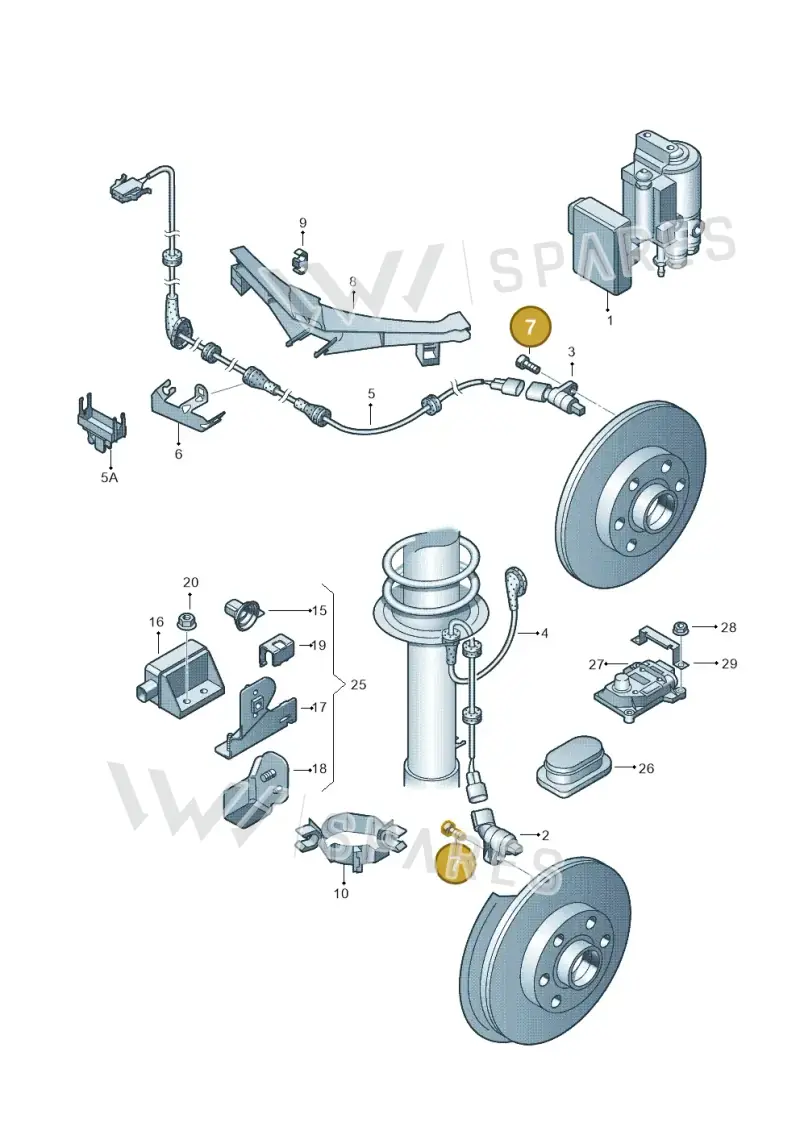 N0147404 — Volkswagen Jetta/Wagon (2002-2006) diagram 194927000, position 7