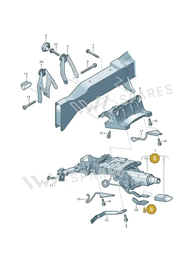 N0147653 — Audi A3/S3/quattro (2005-2007) diagram 412419350, position 5