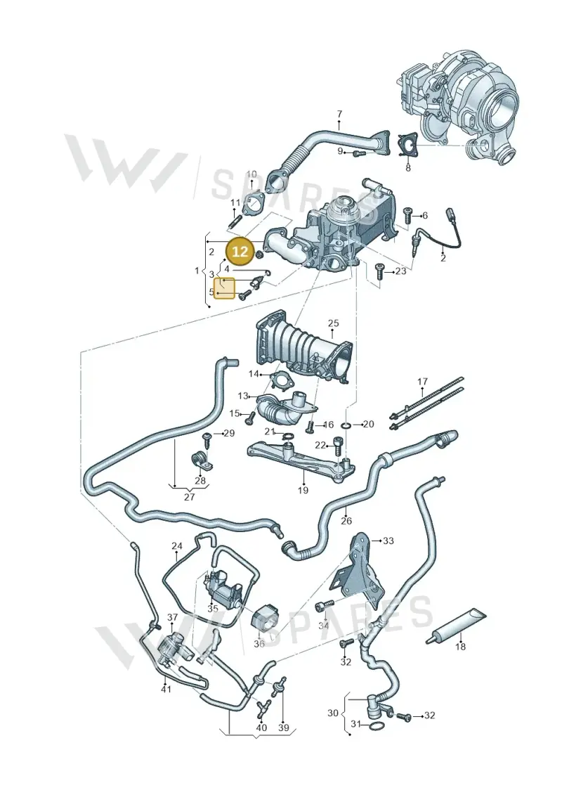 N01508215 — Volkswagen Touareg (2017-2023) diagram 439131000, position 12