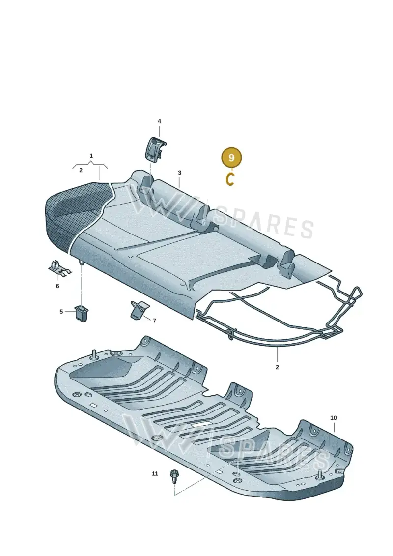 N0152612 — Volkswagen ID.7 Limousine Pro (2023-) diagram 10a885000, position 9
