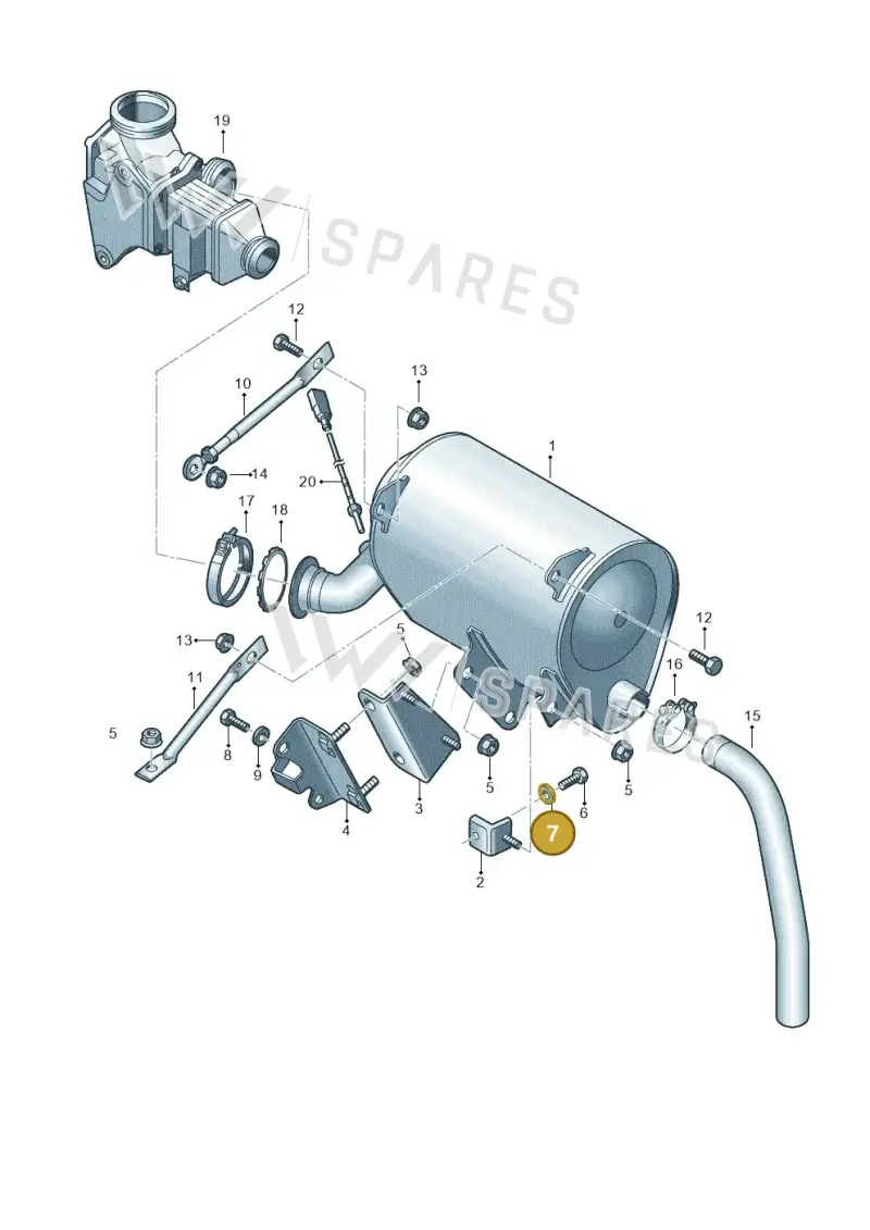 N0154045 — Volkswagen 6Z3 platform diagram 760253800, position 7