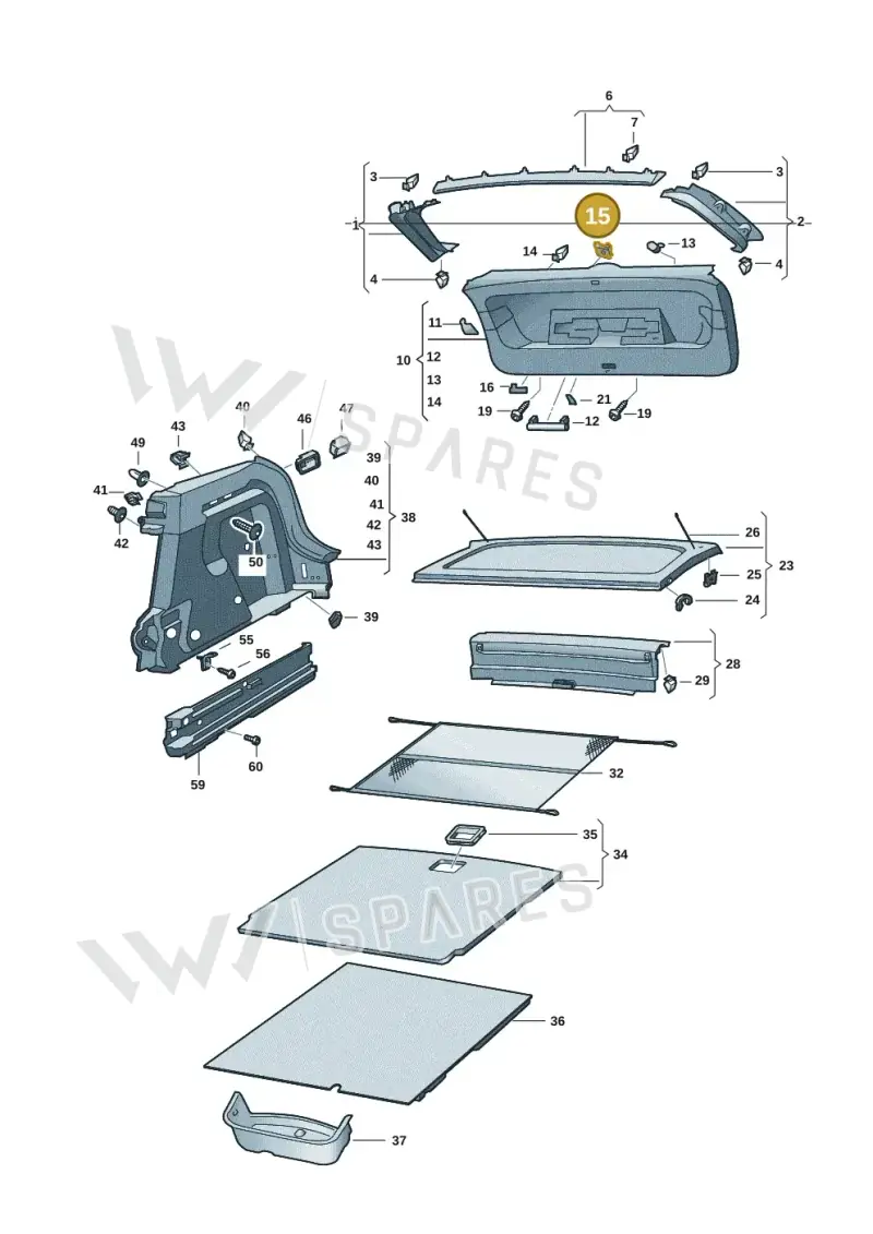 N0154291 — Volkswagen ID.4 (2020-2025) diagram 11a867080, position 15