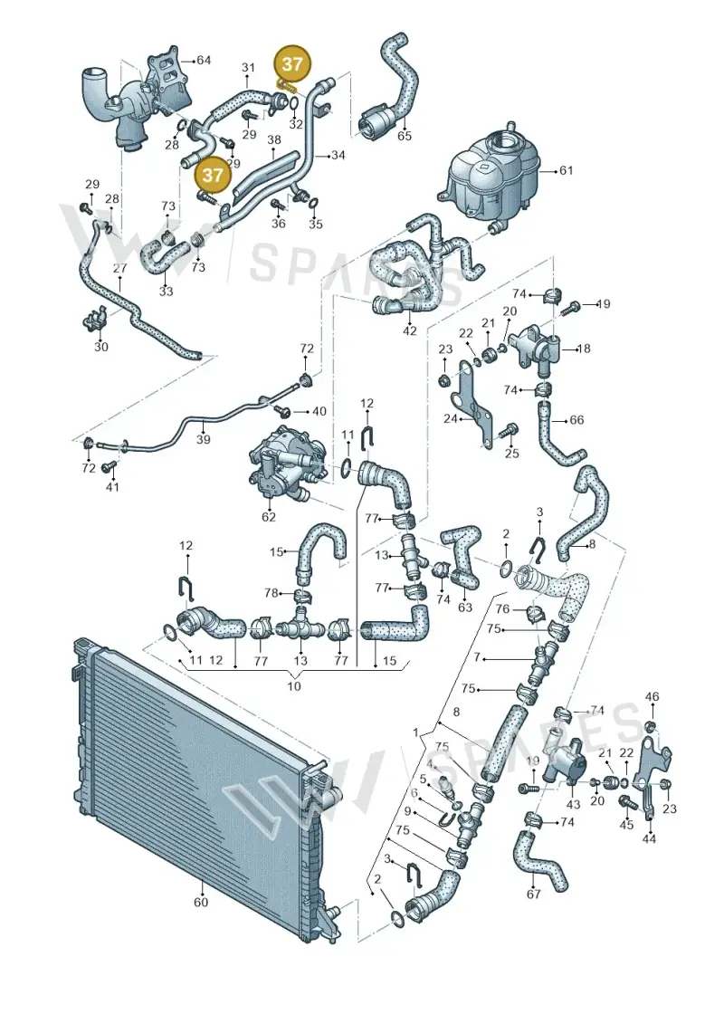 N0160256 — Audi Q8 (2018-2025) diagram 859121200, position 37