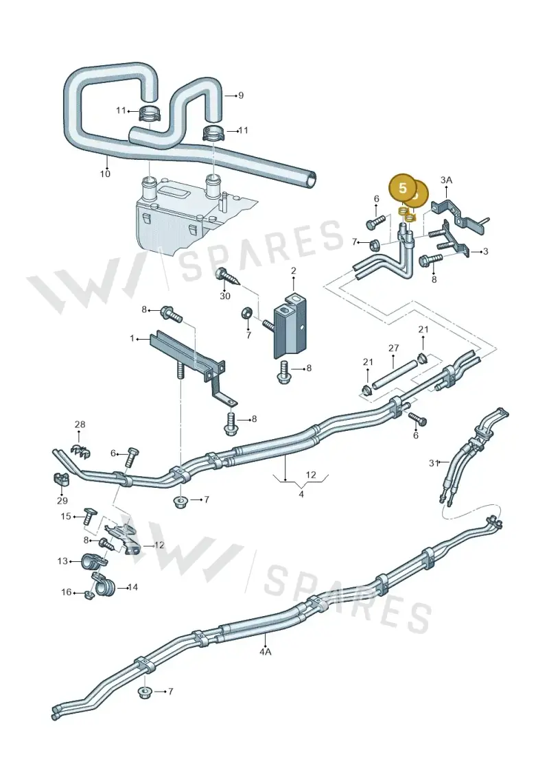 N0164031 — Volkswagen Sharan (2008-2010) diagram 245819300, position 5