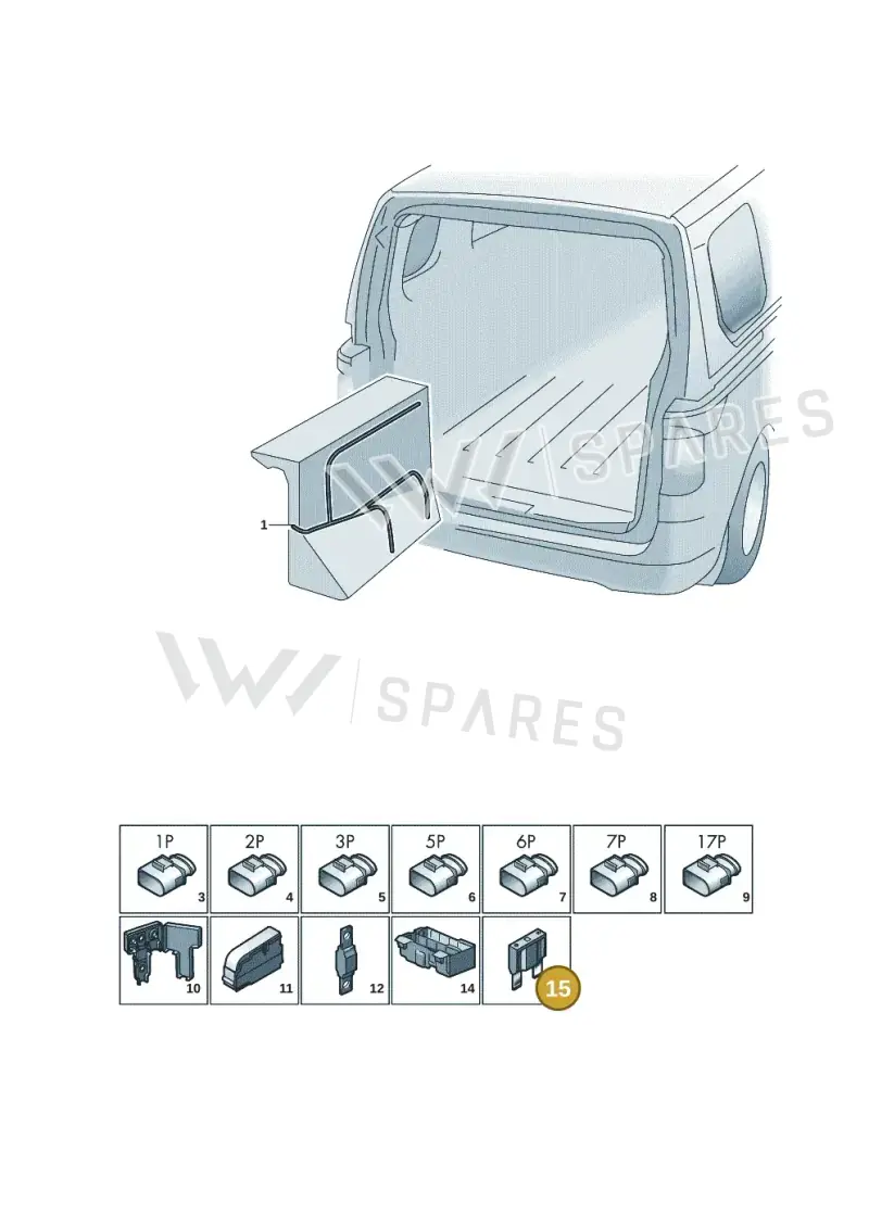 N01713111 — Volkswagen Multivan (2021-) diagram 7t0972755, position 15