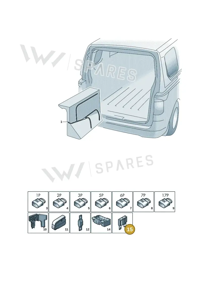 N01713113 — Volkswagen Multivan (2021-) diagram 7t0972755, position 15