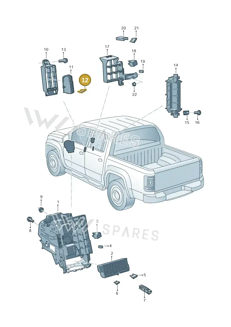 N01713136 — Volkswagen Amarok twin cab (2022-) diagram 894937000, position 12