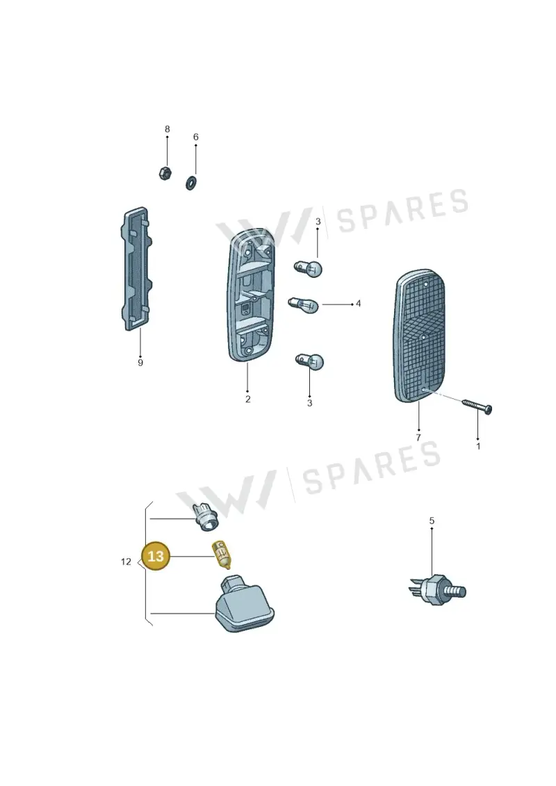 N0177192 — Volkswagen Kombi (2011-) diagram 308945000, position 13
