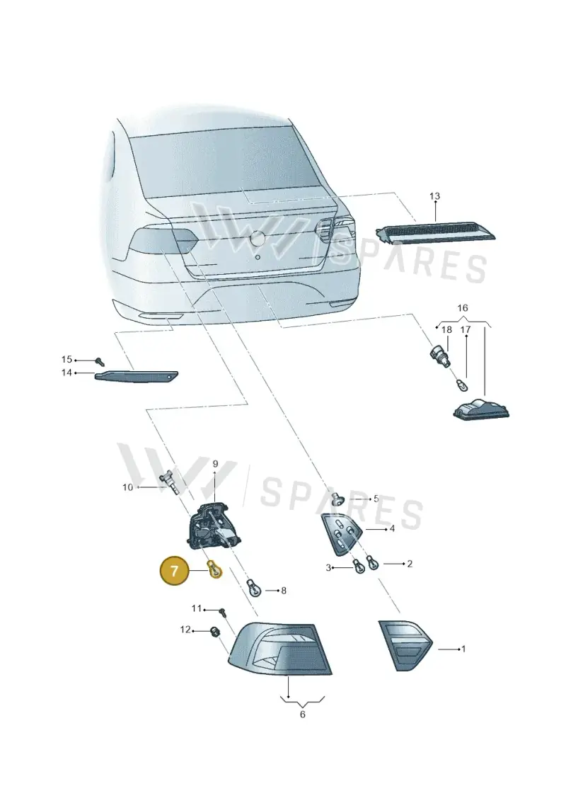 N0177197 — Volkswagen Voyage (2016-2023) diagram 554945000, position 7