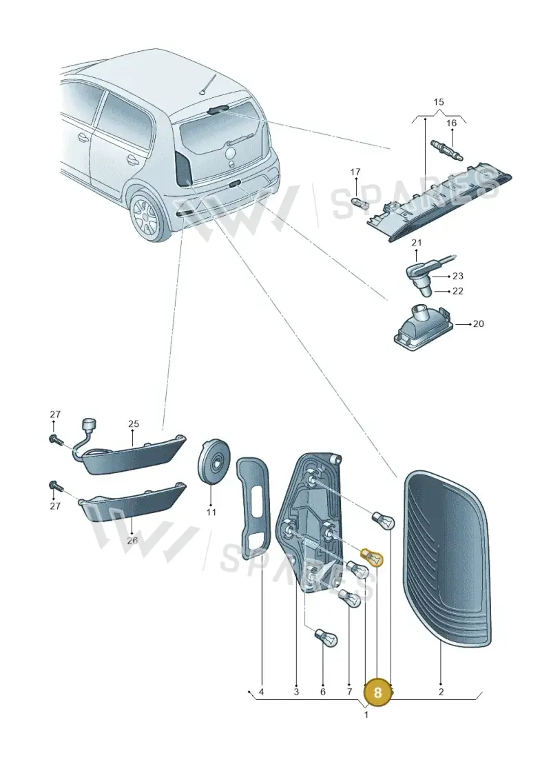 N0177197 — Skoda Citigo (2019-2021) diagram 583945000, position 8