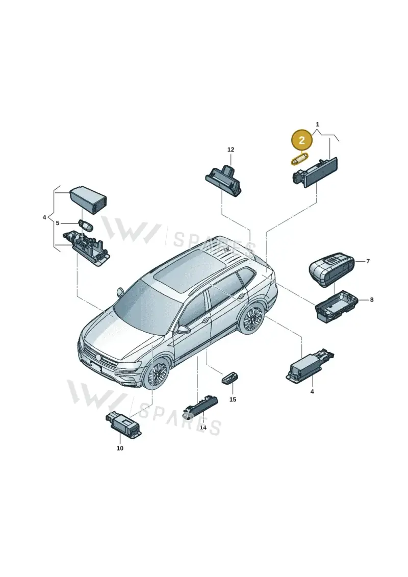 N0177234 — Volkswagen Tiguan 2.0 4Motion (2017-2024) diagram 833947005, position 2