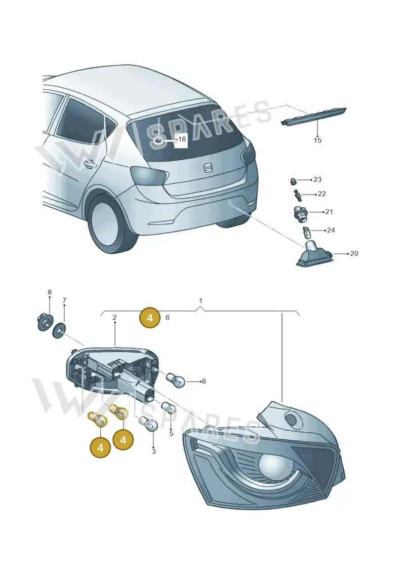 N0177382 — SEAT Ibiza (2015-) diagram 639945000, position 4