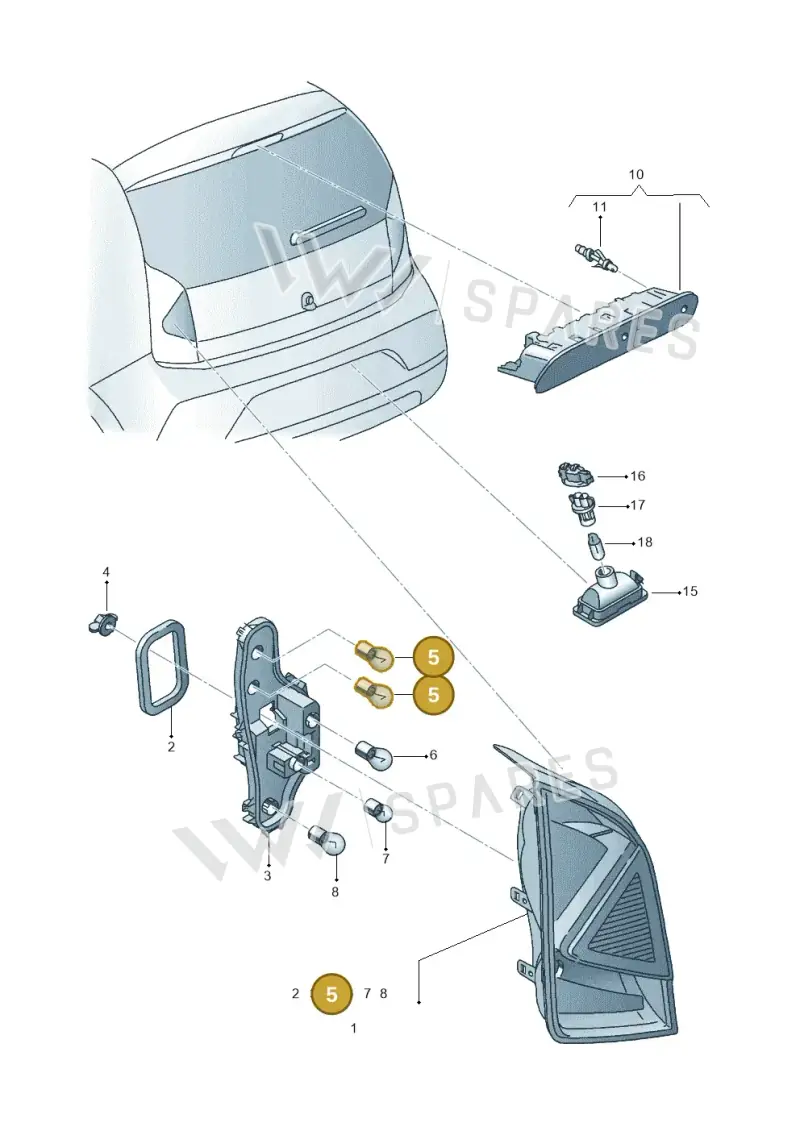 N0177382 — SEAT Mii Electric (2020-2021) diagram 735945000, position 5