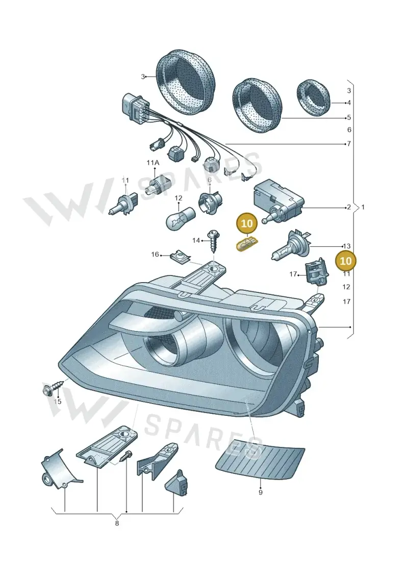 N0177535 — Volkswagen Amarok twin cab (2022-) diagram 749941100, position 10