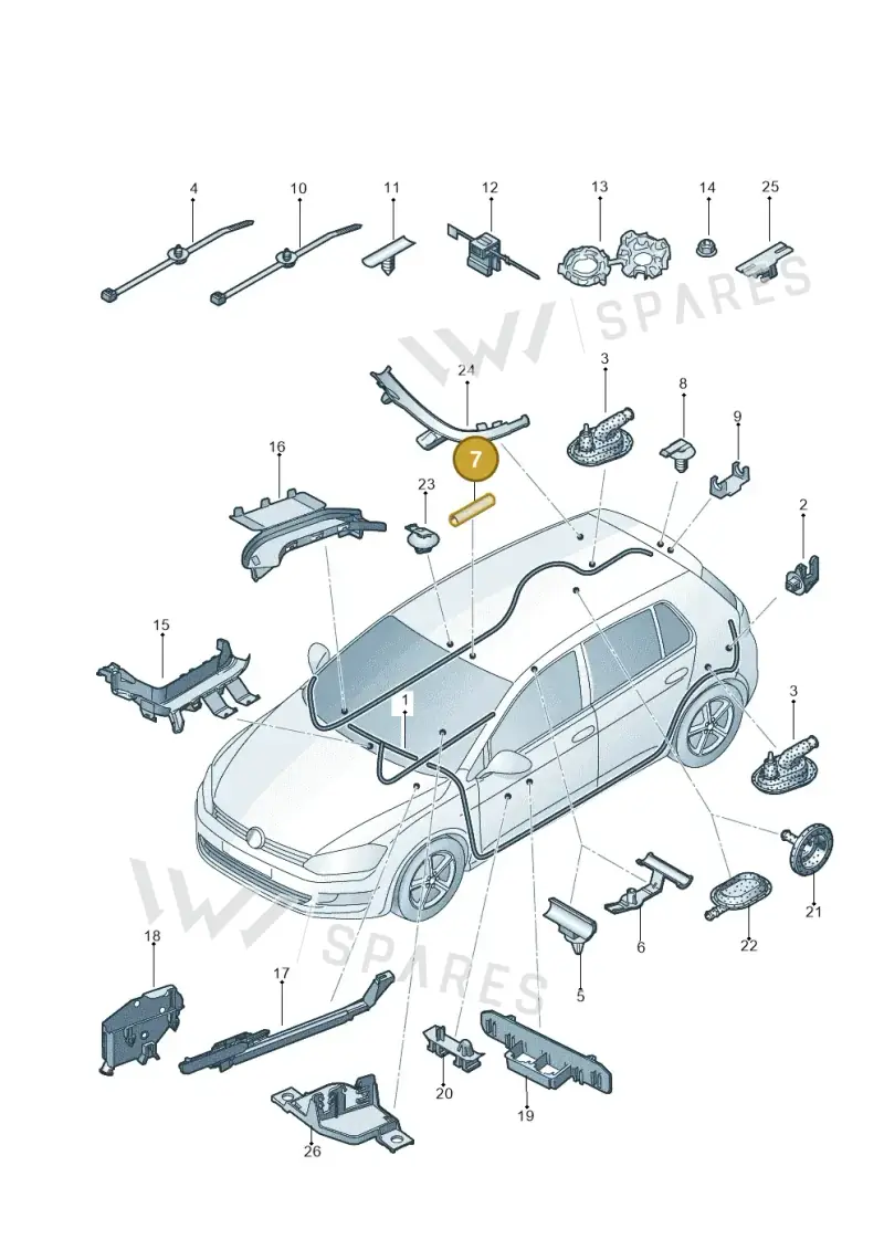 N0180075 — Volkswagen Touran (2015-2024) diagram 746971800, position 7