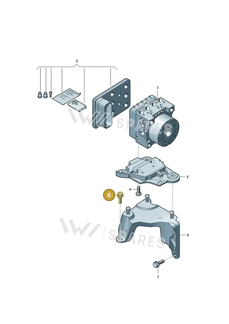 N0195307 — Volkswagen ID.7 Limousine Pro (2023-) diagram 11k614000, position 6