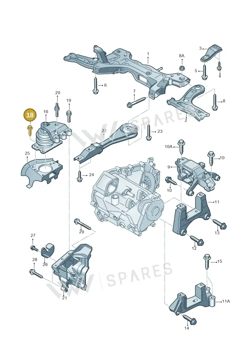 N0195339 — Volkswagen Polo (2012-2014) diagram 747199260, position 18