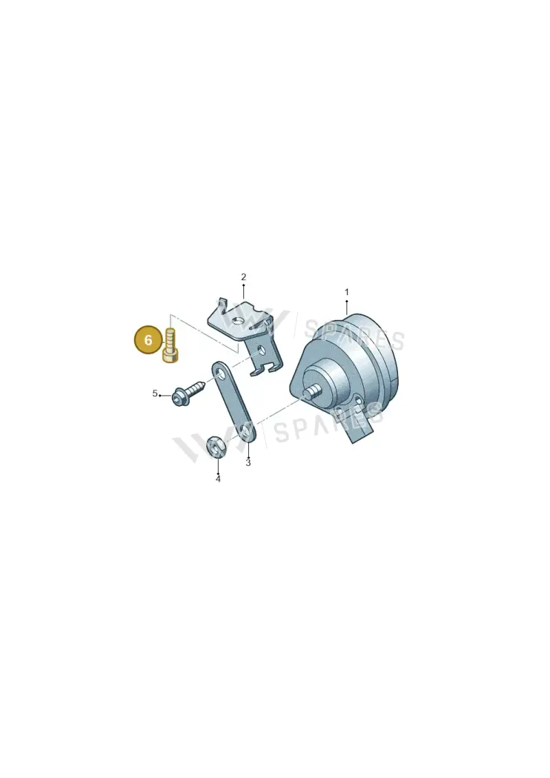 N0195389 — Volkswagen Caddy kombi (2015-2020) diagram 690951000, position 6