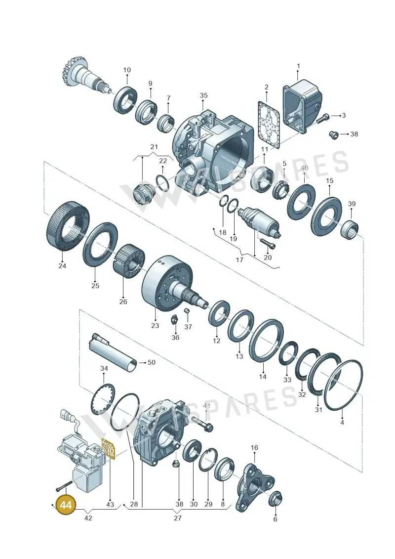 N0200005 — Volkswagen Sharan (2008-2010) diagram 194525150, position 44