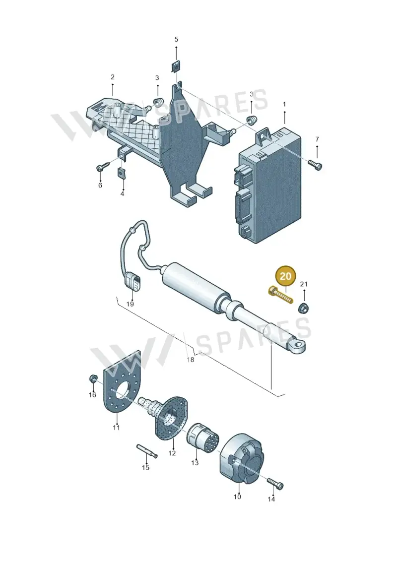 N0200005 — Volkswagen Touareg                08> (2007-) diagram 274945550, position 20