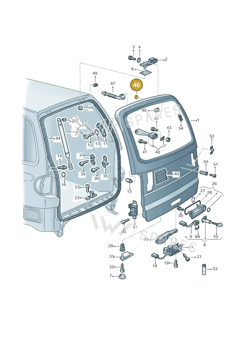 N0200223 — SEAT Alhambra (2006-2010) diagram 162827300, position 46