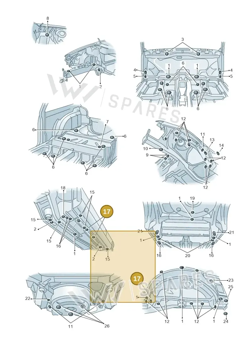 N0200271 — Volkswagen New Beetle             06> (2005-) diagram 194803350, position 17