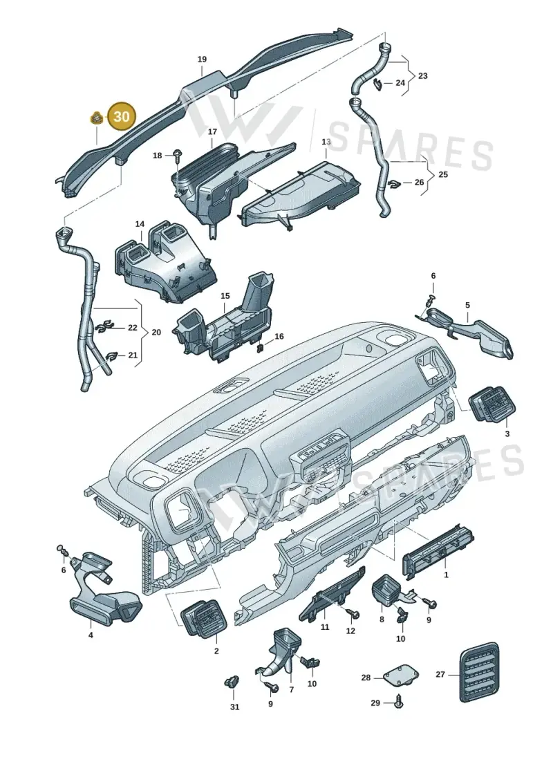 N0200271 — Volkswagen ID.Buzz (2022-) diagram 15a819300, position 30