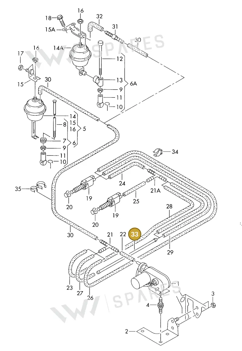 N0201505 — Audi A6/Av.qu.F4B-W-> (1997-2001) diagram 260907000, position 33