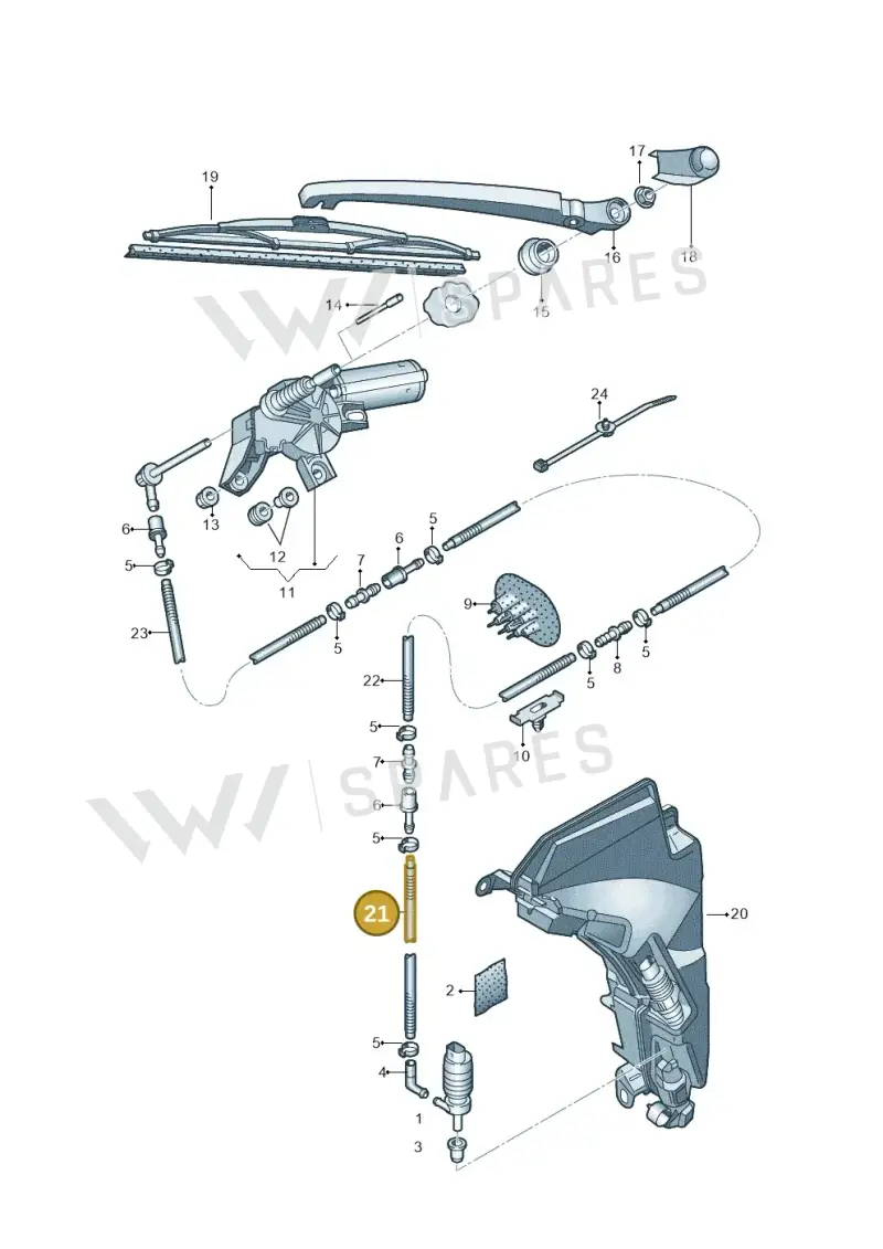 N0201505 — Audi A6 2.7 TDI (2008-2011) diagram 448955500, position 21