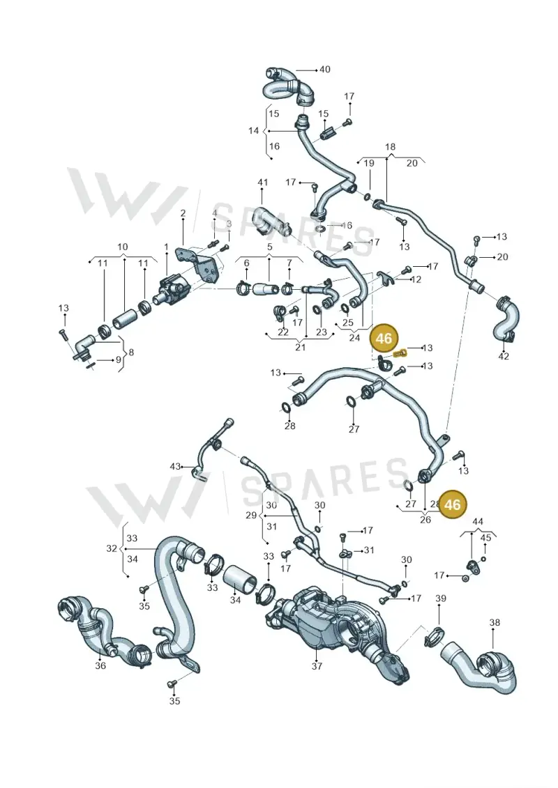 N0206253 — Audi Q8 (2018-2025) diagram 819121014, position 46