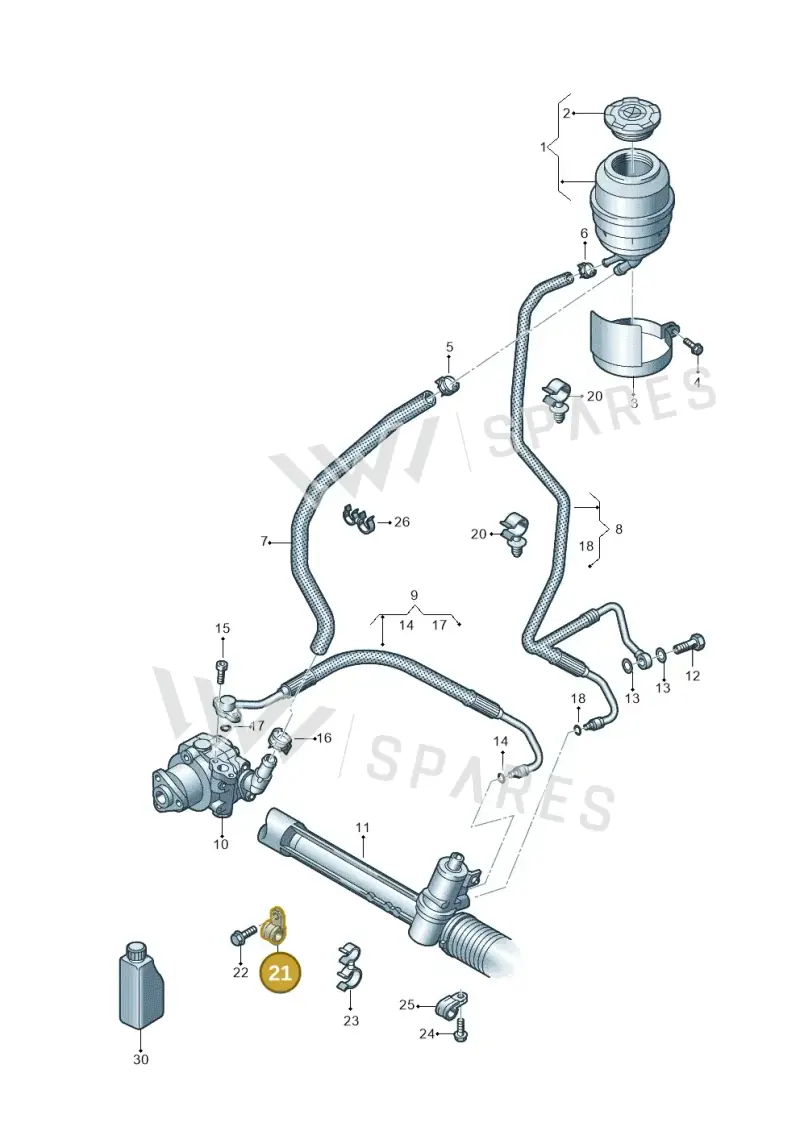 N0206517 — Volkswagen Amarok twin cab (2022-) diagram 683422500, position 21