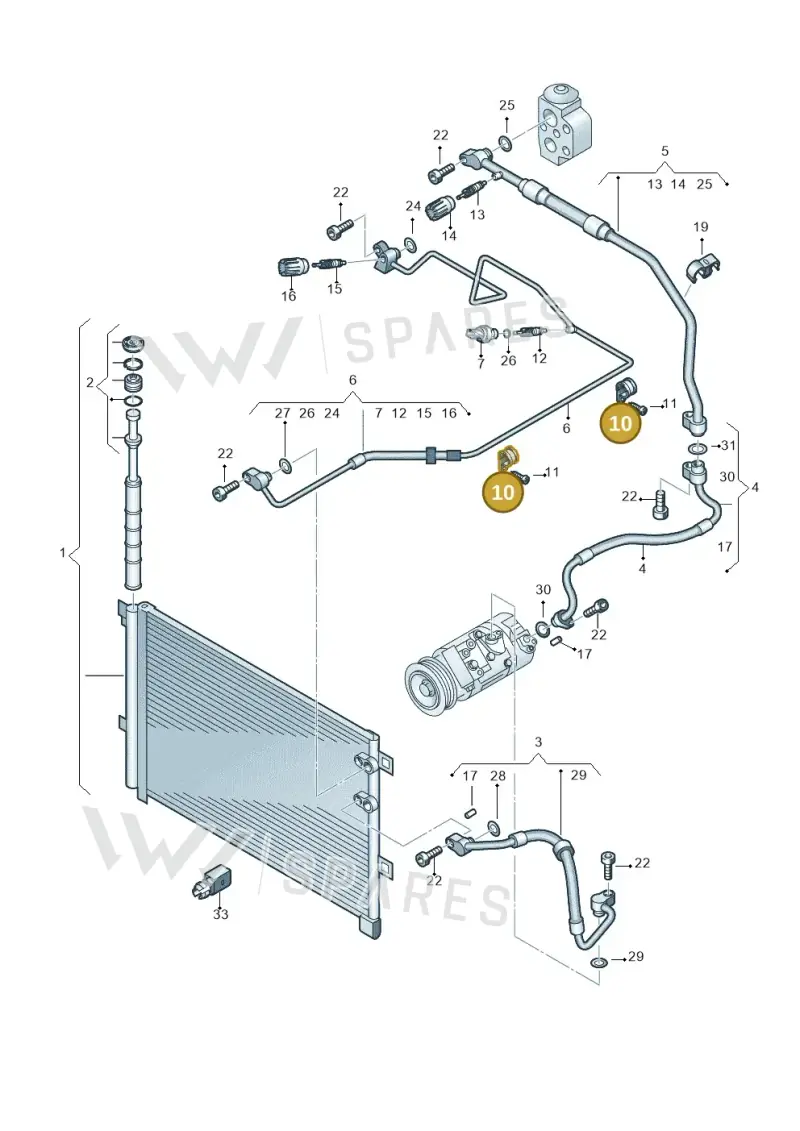 N0206517 — Volkswagen Amarok twin cab (2022-) diagram 683820150, position 10