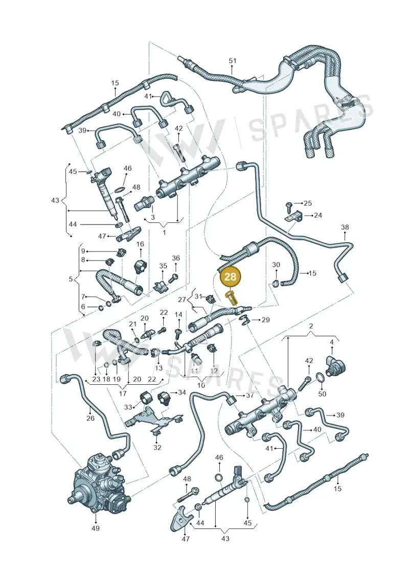 N0210717 — Volkswagen Amarok twin cab (2022-) diagram 738130900, position 28