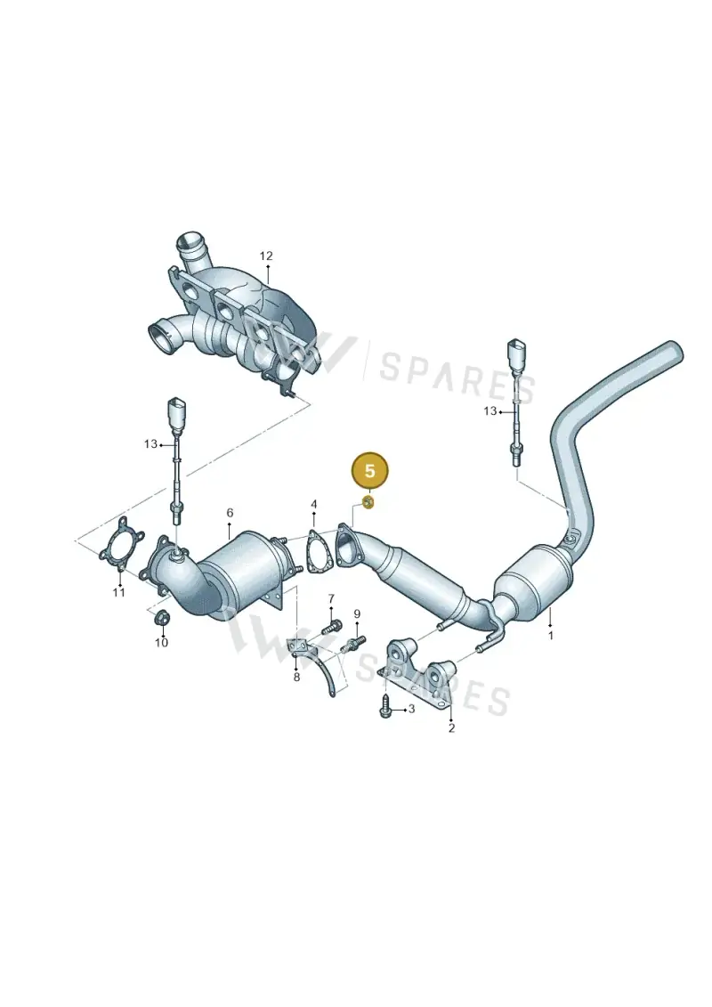 N02214616 — Volkswagen Caravelle (2015-2019) diagram 861253240, position 5